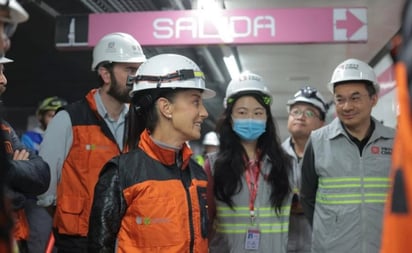 Sheinbaum destaca buenos avances en remodelación de Línea 1 del Metro