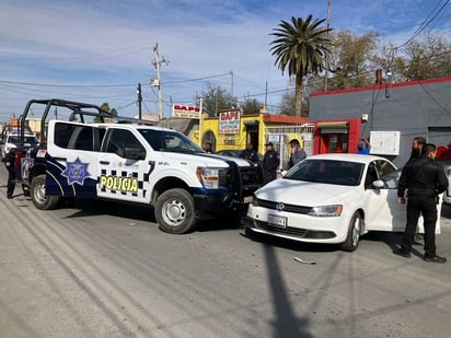 Policías Municipales protagonizan choque