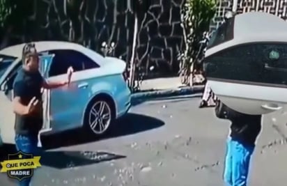 VIDEO: Familia vive momentos de terror por asalto en calles de Iztacalco 