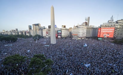 VIDEO: Captan momento en que empezó el festejo en Buenos Aires por el título de Argentina