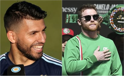 Canelo Álvarez y el Kun Agüero hacen las paces, luego de las amenazas pasadas