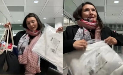 Cancelan su vuelo y se vuelve viral al mostrar lo que la aerolínea le dio en compensación