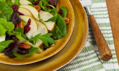 Ensalada navideña, y no es de manzana