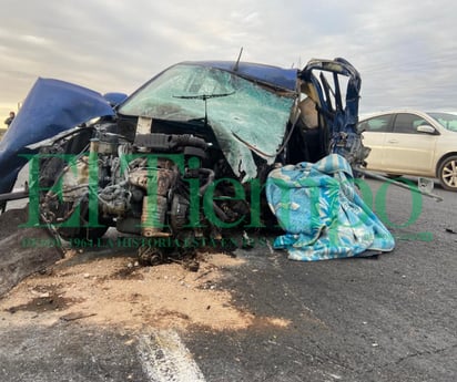 Carreterazo: Mujer pierde la vida en encontronazo en la carretera Monclova-Monterrey.