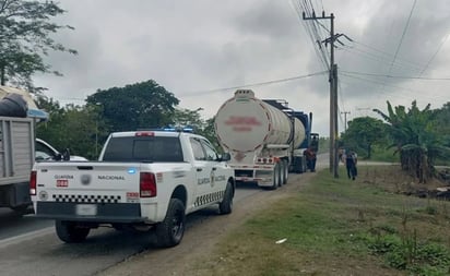 Guardia Nacional recupera 7 tractocamiones que transportaban 135 mil litros de hidrocarburo