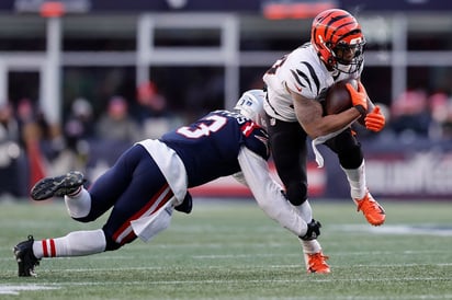 Patriots vuelve a ser presa de sus errores y Bengals se queda con el triunfo