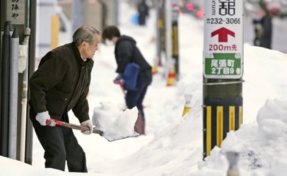 Suman 17 muertos en Japón a causa de fuertes nevadas