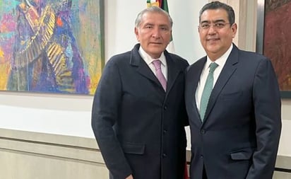 Adán Augusto López y gobernador de Puebla refrendan mantener gobernabilidad tras muerte de Barbosa