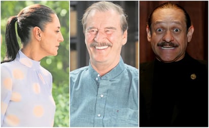 Vicente Fox bromea con silueta de Sheinbaum y el comediante Teo González agradece 'apoyo a gira'