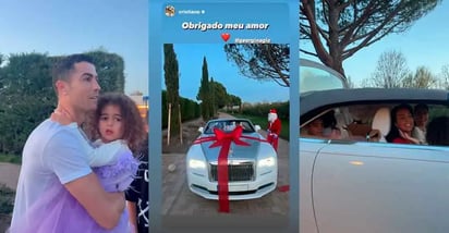 ¡Siuuu! Cristiano Ronaldo recibe Rolls-Royce como regalo de Navidad