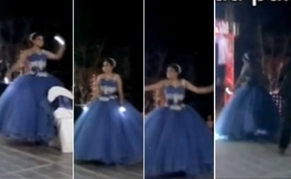 Arruina por error coreografía de quinceañera y recibe insultos