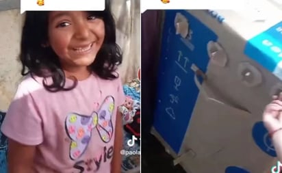 No tiene dinero para comprar un regalo a su hija, lo hace casero y se vuelve viral