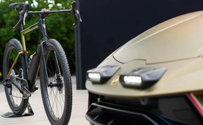 La bicicleta inspirada en el Lamborghini Huracán Sterrato