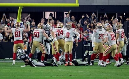 Los 49ers se mantienen imparables; suman nueve triunfos consecutivos