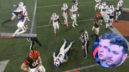 NFL suspende el Bills vs Bengals tras desvanecimiento de Damar