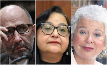 Olga Sánchez Cordero y José Ramón Cossío, ministros en retiro, felicitan a Norma Lucía Piña