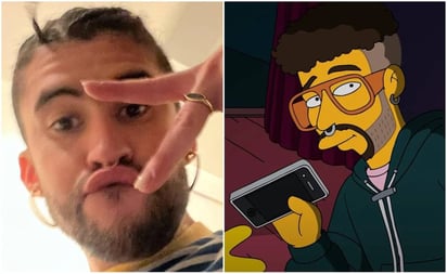 'Los Simpson' y su predicción sobre el comportamiento de Bad Bunny con los celulares