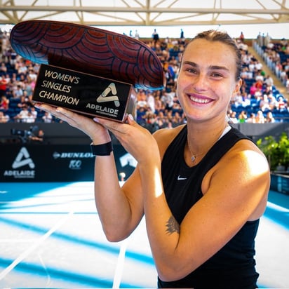 Sabalenka suma el primer título del año en Adelaida