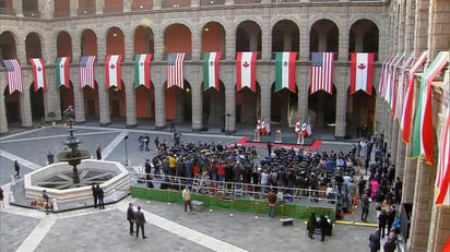 EN VIVO: AMLO, Biden y Trudeau ofrecen mensaje conjunto en Palacio Nacional