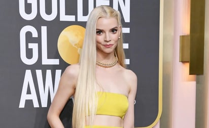 Anya Taylor-Joy conquista los Golden Globes con atuendo amarillo de impacto