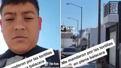 Esposa manda a su pareja por las tortillitas en pleno 'culiacanazo': \'Le tengo más miedo a mi mujer\', dijo el hombre en su video tras salir por la comida a la calle.