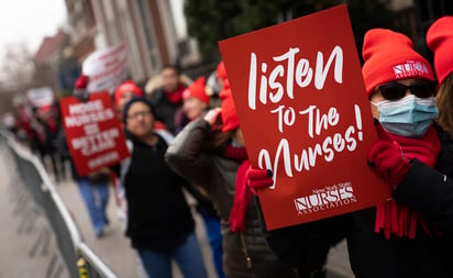 Finaliza huelga de enfermeras en Nueva York tras acuerdo con hospitales