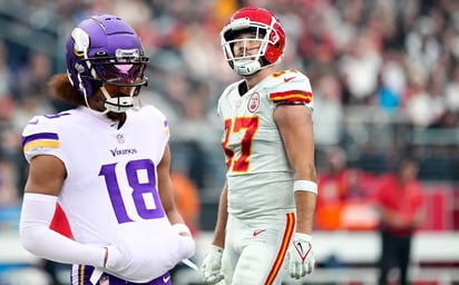 Travis Kelce y Justin Jefferson fueron elegidos como AP All-Pro de la NFL