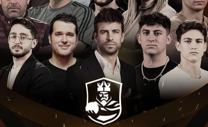 Las principales figuras de la Kings League, proyecto en el que Piqué es el presidente