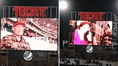 Hombre conmueve al enseñar foto de su esposa y enviar un beso al cielo en kiss cam de Naranjeros: Las imágenes generaron ternura entre los aficionados durante un partido de beisbol en la Ciudad de Hermosillo, Sonora.