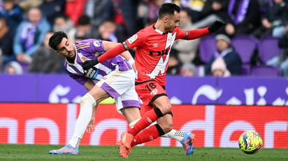 Falcao García dijo presente en la victoria del Rayo ante el Valladolid por la liga española