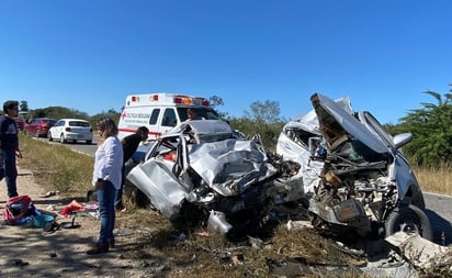 Choque deja 5 personas muertas en carretera de Tamaulipas