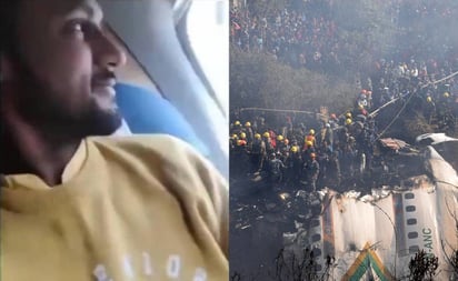 VIDEO: Antes de morir, un pasajero captó el accidente de avión en Nepal que dejó 69 muertos