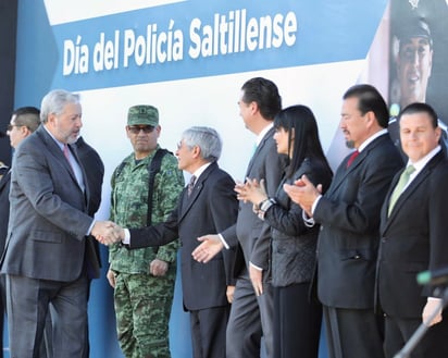 Chema encabeza festejo Día del Policía Saltillense