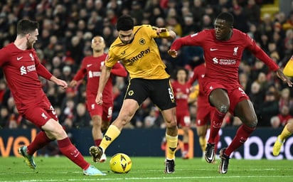 Liverpool elimina al Wolves de Raúl Jiménez de la FA Cup