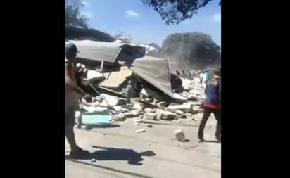 VIDEO: Se derrumba edificio en República Dominicana; reportan personas atrapadas