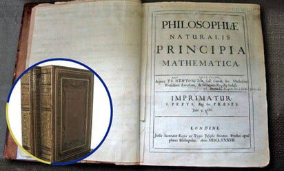 Descubre que el libro de Newton que compró hace 20 años es una copia perdida que perteneció al propio físico