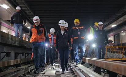 Con 75% de avance, casi lista Línea 1 del Metro de la CDMX: Sheinbaum