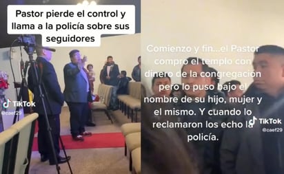 VIDEO: Pastor exhibido fúrico, compró el templo con dinero de feligreses y lo puso a su nombre