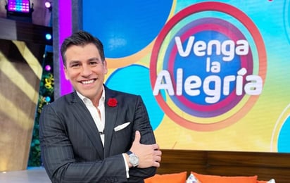 Mauricio Barcelata es el nuevo conductor de “Venga la alegría”