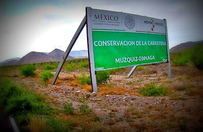 Sin recursos federales carretera Múzquiz - Ojinaga