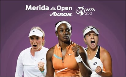 Mérida Open con el mejor cuatro de un torneo WTA 250 en México