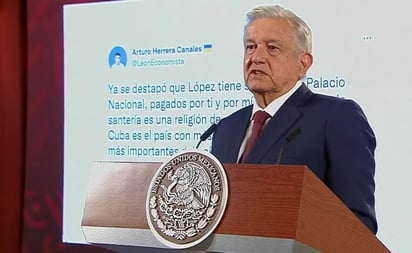 AMLO y Beatriz Gutiérrez Müller se pitorrean de supuesta santería en Palacio Nacional