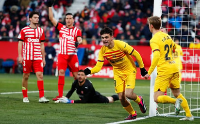 Barcelona gana un partido gris en Girona por 1-0