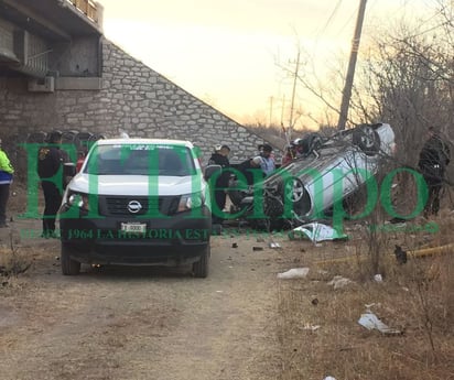 Conductor muere tras caer con su vehículo de los puentes Cuates de Castaños 