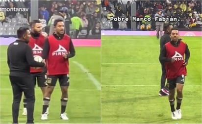 VIDEO: Aficionados del América se burlan de Marco Fabián: 'Es agua no chela'