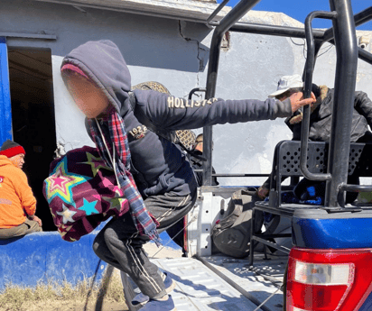 Mujer y dos hombres fingían ser migrantes para pedir dinero en Monclova 