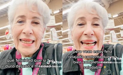 Abuelita celebra su divorcio en TikTok: “hay que vivir y dejar vivir”