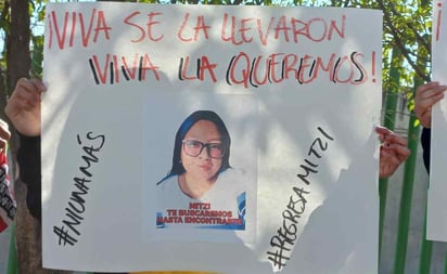 Familiares de Mitzi Xenia, joven desaparecida tras subir a un transporte público, exigen avances en indagatoria