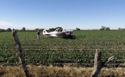 Avioneta aterriza de emergencia en Culiacán, Sinaloa