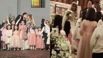 ¡Qué lindo! Maestra de kínder invita a sus alumnos a su boda : Las imágenes conmovieron a los usuarios, quienes aplaudieron la decisión de la maestra, ya que algunos novios no aceptan a niños